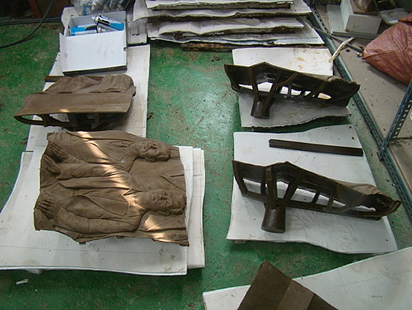 탕구 게이트 작업