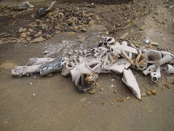 세라믹 탈거 작업