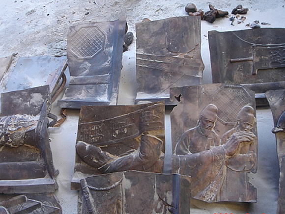 세라믹 탈거 후 사진