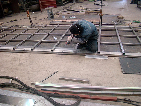 골조 작업