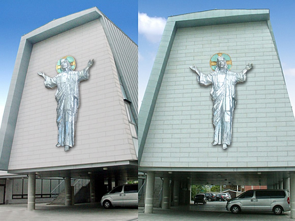 배치 및 크기 확정