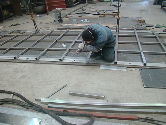 골조 작업