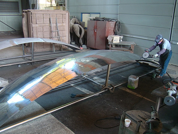 버핑(광) 또는 도장(우레탄) 작업